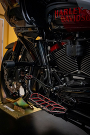 KODLIN USA NXL Floorboards - Black w/ Red Accent K73253-RL