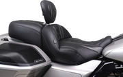 MUSTANG Deluxe One-Piece, 2-Up Seat - Diamond - Black Stitch - FLT/FLH '23-'25 89411