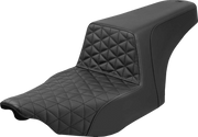 SADDLEMEN Step-Up Seat - Tri-Gripper - Black - FLH/FLT '23-'25 823-07-179