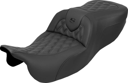 SADDLEMEN Roadsofa* Seat - without Backrest - Lattice Stitch - FLRT/FLTRT '15-'25 815-07-182