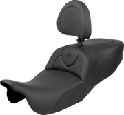 SADDLEMEN Roadsofa* Seat - with Backrest - Plain - FLRT/FLTRT '15-'25 815-07-187BR