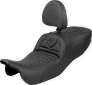SADDLEMEN Roadsofa* Seat - with Backrest - Tuck-n-Roll - FLRT/FLTRT '15-'25 815-07-202B0