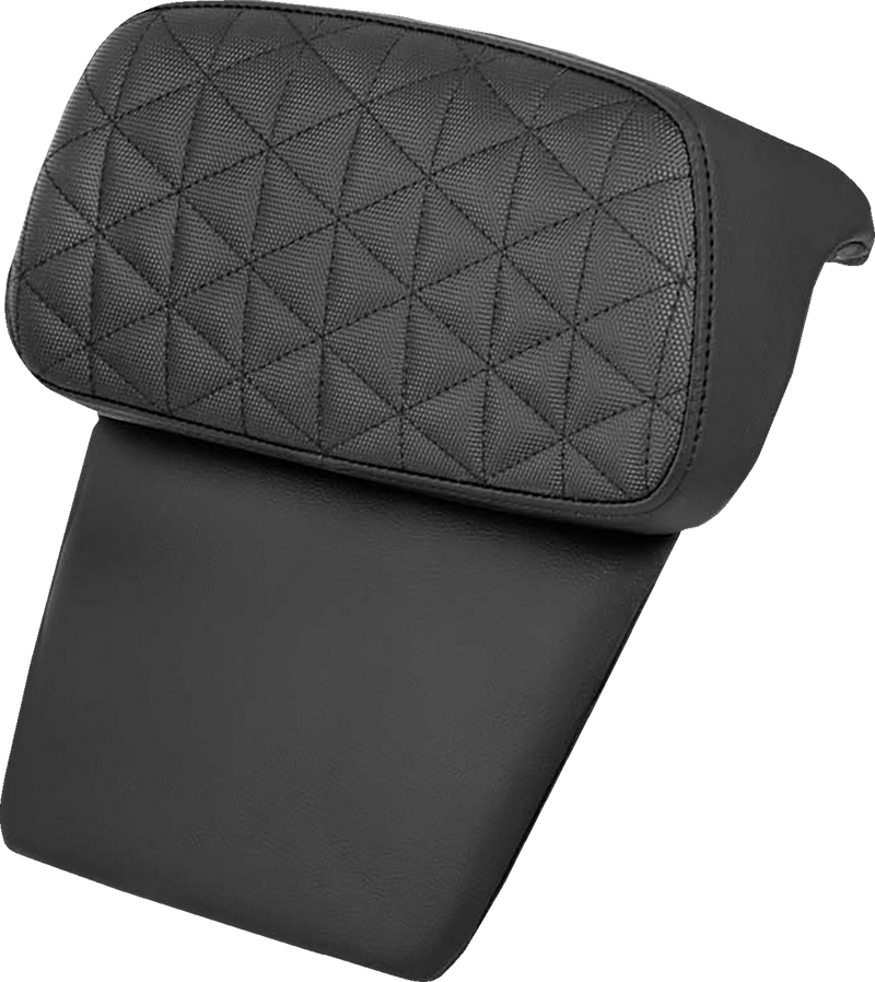 SADDLEMEN Chopped Tour Pak Backrest Pad - Tri-Gripper - FLH/FLT '14-'25 814-07-162