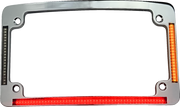 CUSTOM DYNAMICS License Plate Frame - LED - Chrome TF05-23-C