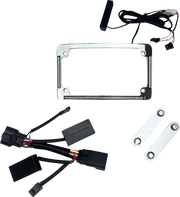 CUSTOM DYNAMICS License Plate Frame - LED - Chrome TF05-23-C