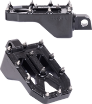 THRASHIN SUPPLY CO. Aggressor Foot Pegs - Rear - Black - HD '72-'25 TSC-2022-1-D