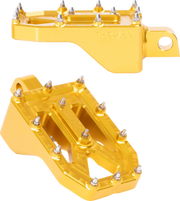 THRASHIN SUPPLY CO. Aggressor Foot Pegs - Rear - Gold - HD '72-'25 TSC-2022-5-D