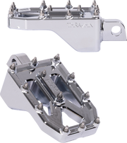 THRASHIN SUPPLY CO. Aggressor Foot Pegs - Rear - Chrome - HD '72-'25 TSC-2022-3-D
