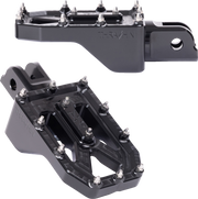 THRASHIN SUPPLY CO. Aggressor Foot Pegs - Front - Black - FL/FX '18-'25 TSC-2022-1-SF