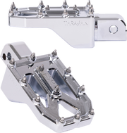 THRASHIN SUPPLY CO. Aggressor Foot Pegs - Rear - Chrome - FL/FX '18-'25 TSC-2022-3-SR