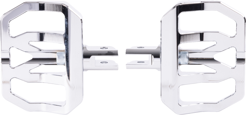 THRASHIN SUPPLY CO. Mini Aggressor Floorboards - Gold - Front TSC-2031-5-SF