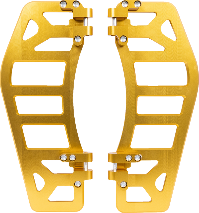 THRASHIN SUPPLY CO. Aggressor Floorboards - Gold TSC-2219-5