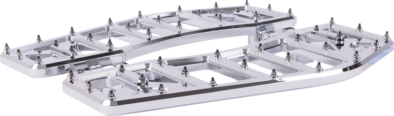 THRASHIN SUPPLY CO. Aggressor Floorboards - Chrome TSC-2219-3