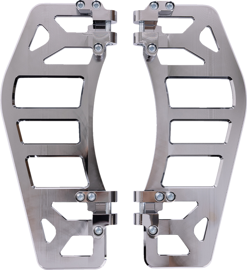 THRASHIN SUPPLY CO. Aggressor Floorboards - Chrome TSC-2219-3