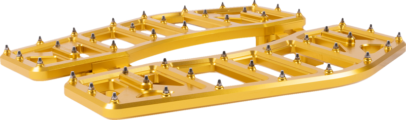 THRASHIN SUPPLY CO. Aggressor Floorboards - Gold TSC-2219-5