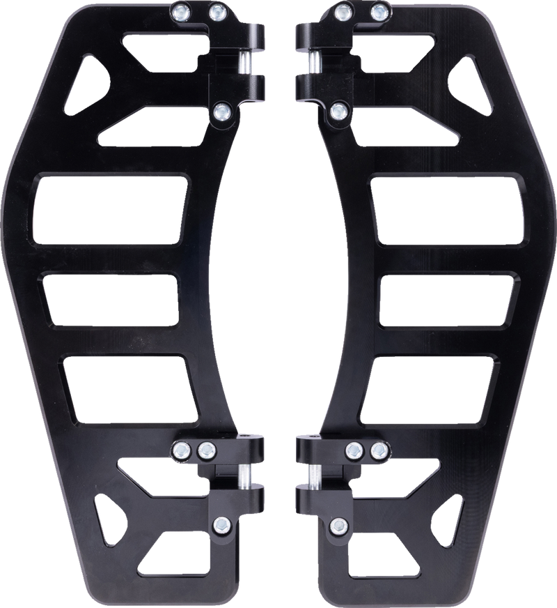 THRASHIN SUPPLY CO. Aggressor Floorboards - Black TSC-2219-1
