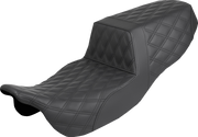 SADDLEMEN Step-Up Seat - Full Lattice Stitch - FLRT/FLTRT '15-'25 815-07-175