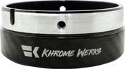 KHROME WERKS Exhaust End Cap - Billet Cut Tip - Digital Camo - 4-1/2" 200881p