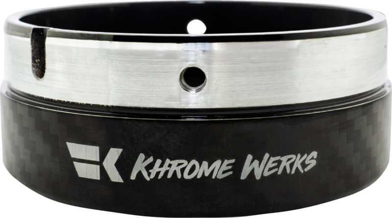KHROME WERKS Exhaust End Cap - Billet Cut Tip - Digital Camo - 4-1/2" 200881p