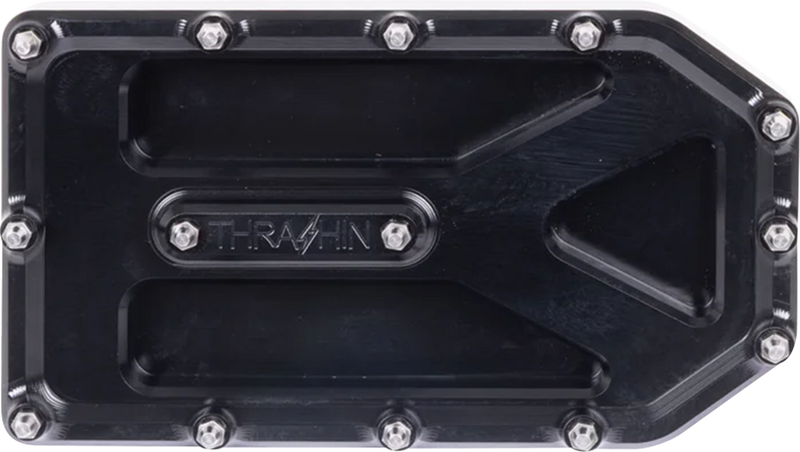 THRASHIN SUPPLY CO. Aggressor Brake Pedal Pad - Black - Touring TSC-2220-1