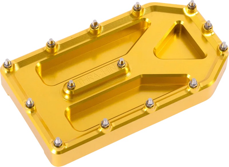 THRASHIN SUPPLY CO. Aggressor Brake Pedal Pad - Gold - Touring TSC-2220-5