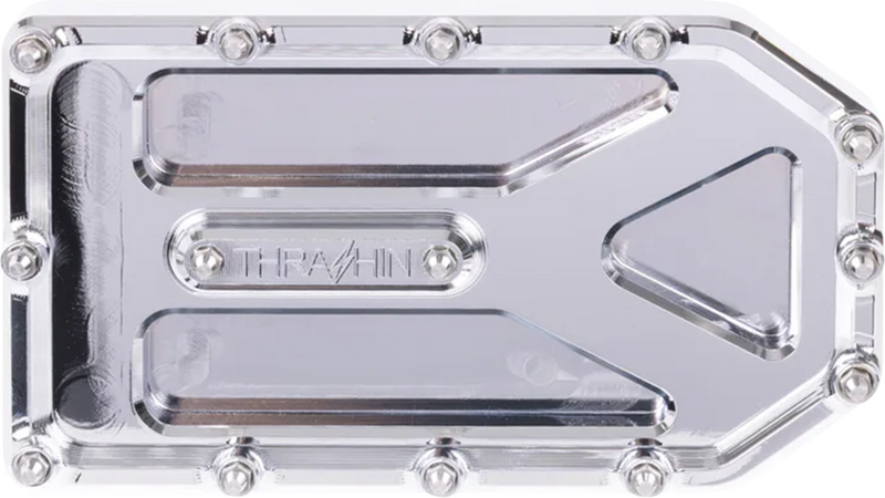 THRASHIN SUPPLY CO. Aggressor Brake Pedal Pad - Chrome - Touring TSC-2220-3