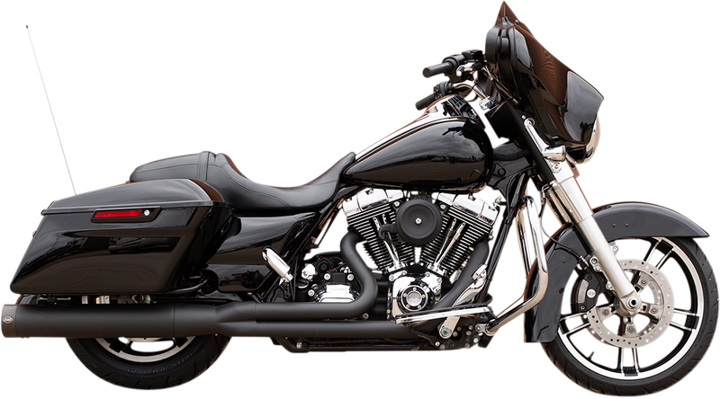 S&S CYCLE 2-into-1 Exhaust for '95-'16 FL - Black