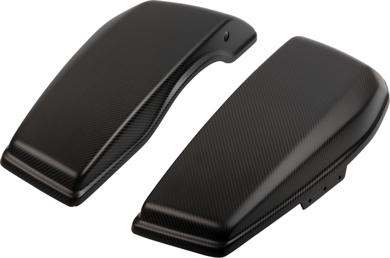 SLYFOX Saddlebag Lids - Carbon Matte - FL '24-'25 1022-SBLC-M