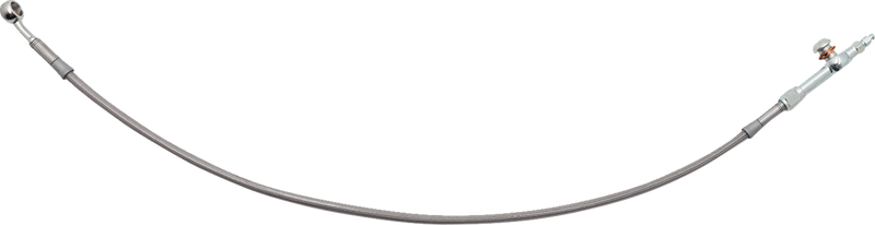 FAT BAGGERS INC. Hydraulic Brake/Clutch Line Extension - 25" Electra/Street Glide - Stainless 100025