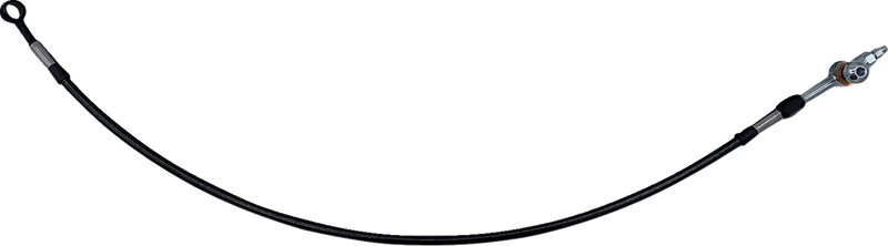 FAT BAGGERS INC. Hydraulic Brake/Clutch Line Extension - 30" Electra/Street Glide - Black 100030-B