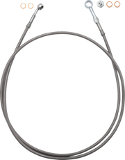 FAT BAGGERS INC. EZ Install Brake Line - 67" - Stainless Steel Braid 100067