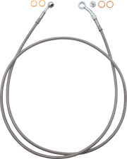 FAT BAGGERS INC. EZ Install Brake Line - 62" - Stainless Steel Braid 110062