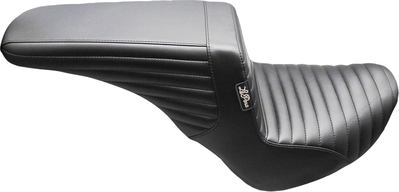 LE PERA Kickflip Up Front Seat - Pleated - Black - FL/FX '18-'25 LYU-590PT