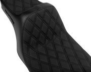 SLYFOX High Noon Seat - Double Diamond - Black Logo - Black Stitch - FLH/FLT '97-'07 4702C-SlyFox