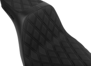 SLYFOX High Noon Seat - Double Diamond - Black Logo - Black Stitch - FL/FX '18-'25 4701C-SlyFox