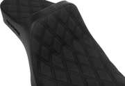 SLYFOX High Noon Seat - Double Diamond - Black Logo - Black Stitch - XL '04-'22 4709C-SlyFox