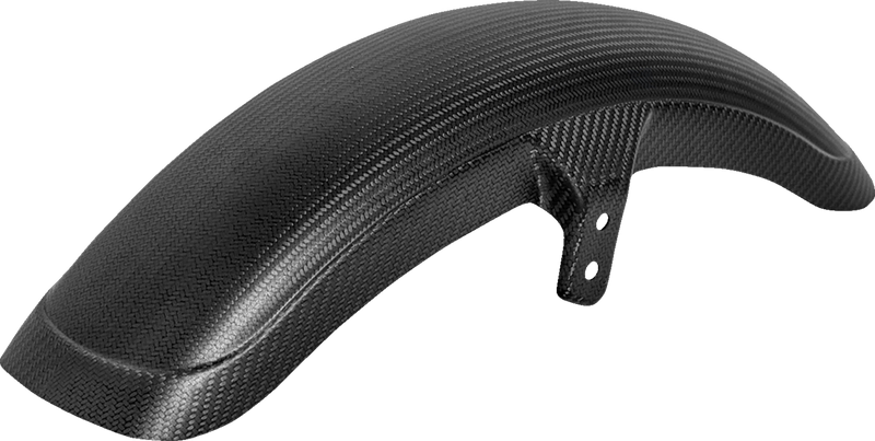 SADDLEMEN Front Fender - Carbon Fiber/Matte - Softail/Dyna CF-8-0002M