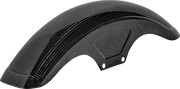 SADDLEMEN Front Fender - Carbon Fiber/Gloss - Dyna/Sportster CF-8-0003