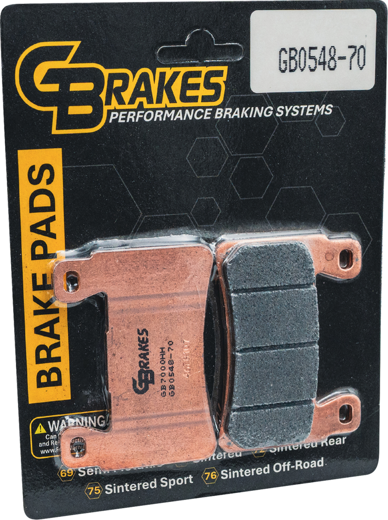 GBRAKES Brake Pad - Sintered - Front GB0548-70