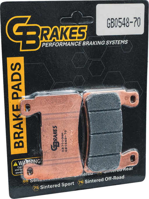 GBRAKES Brake Pad - Sintered - Front GB0548-70