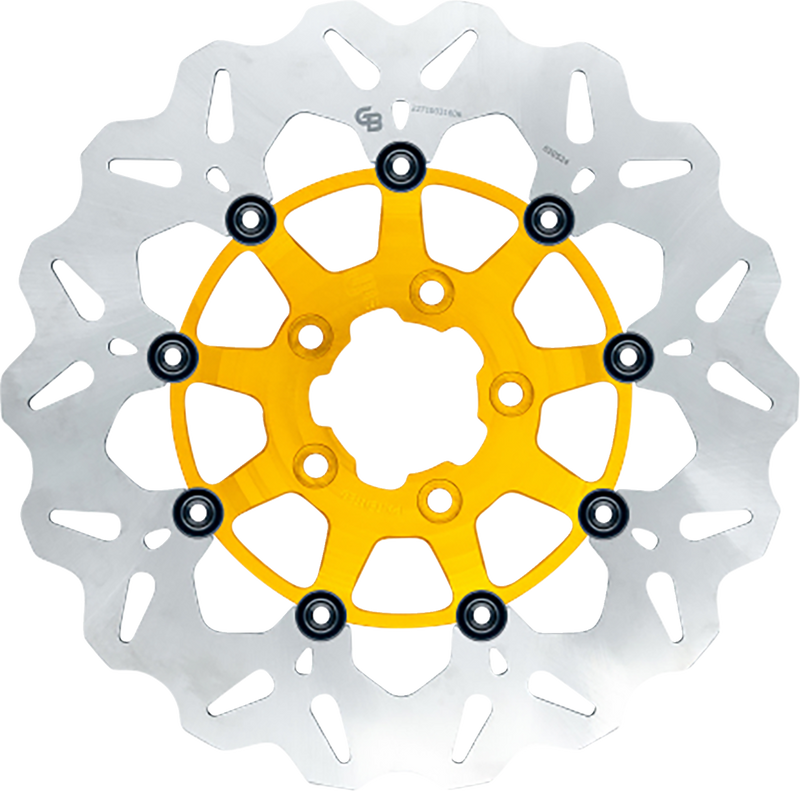 GBRAKES Brake Rotor - Front - Gold GBDU005