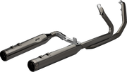KHROME WERKS 2-into-1-into-2 Dominator-SR Exhaust System - Eclipse - Without End Caps - Twin Cam Touring 201830-SR