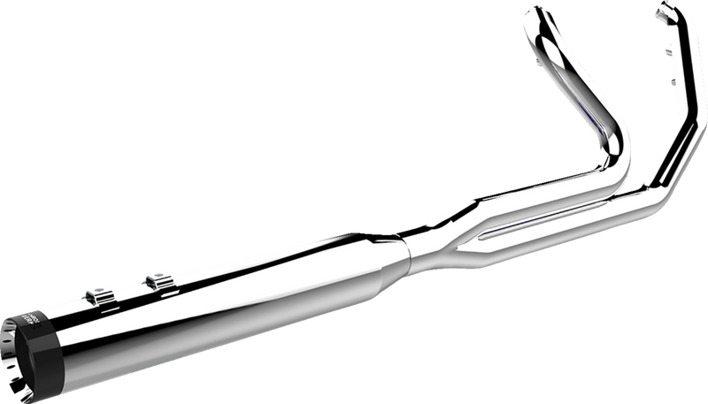 KHROME WERKS 2-into-1 Outlaw-SR Exhaust System - Chrome - Without End Cap - M8 Touring 200770-SR