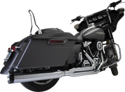 KHROME WERKS 2-into-1 Outlaw-SR Exhaust System - Chrome - Without End Cap - M8 Touring 200770-SR