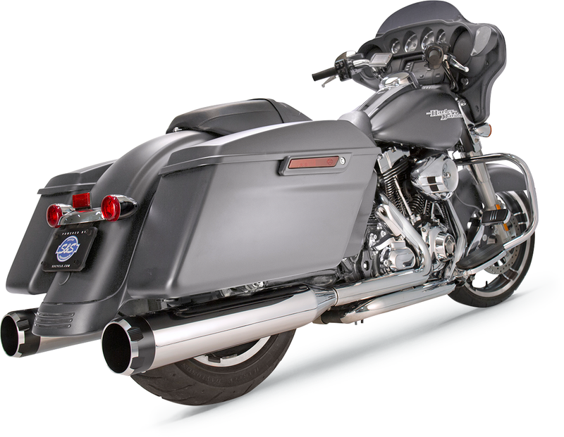 S&S CYCLE 4-1/2" MK45 Performance Mufflers - Black Thruster