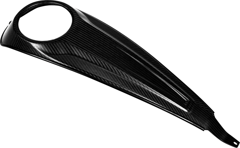 SADDLEMEN Dash Panel - Center Fill - Carbon Fiber/Gloss CF-823-07-002