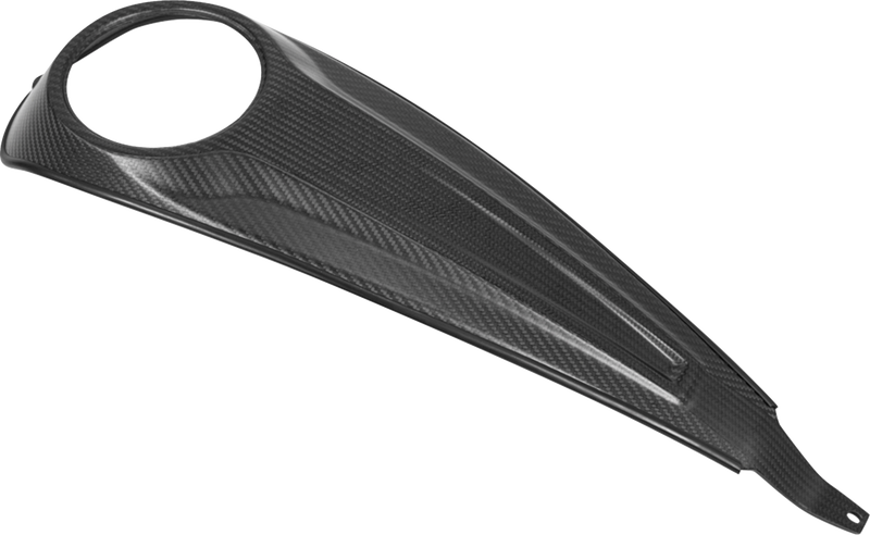 SADDLEMEN Dash Panel - Center Fill - Carbon Fiber/Matte CF-823-07-002M