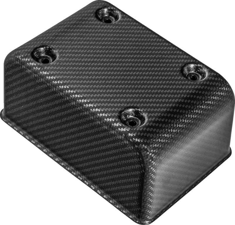 SADDLEMEN Fuse Block Cover - Carbon Fiber - Matte Black CF-899-04-003M