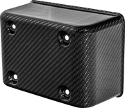 SADDLEMEN Fuse Block Cover - Carbon Fiber - Gloss Black CF-899-04-003