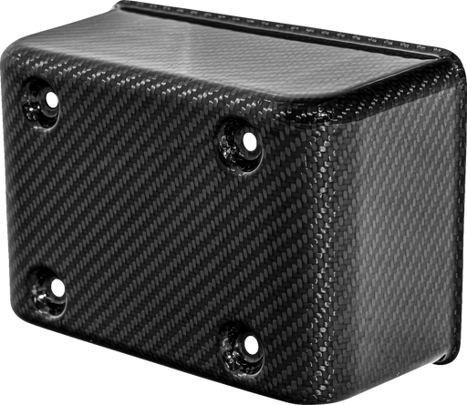 SADDLEMEN Fuse Block Cover - Carbon Fiber - Gloss Black CF-899-04-003